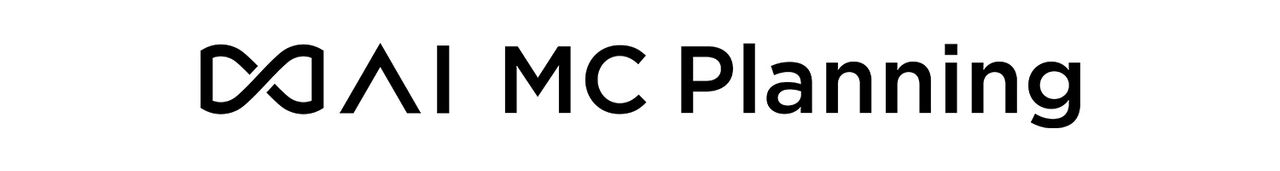∞AI MC Planningのロゴ画像です。