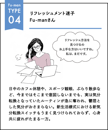 Fu-man TYPE 04 リフレッシュメント迷子 Fu-manさん