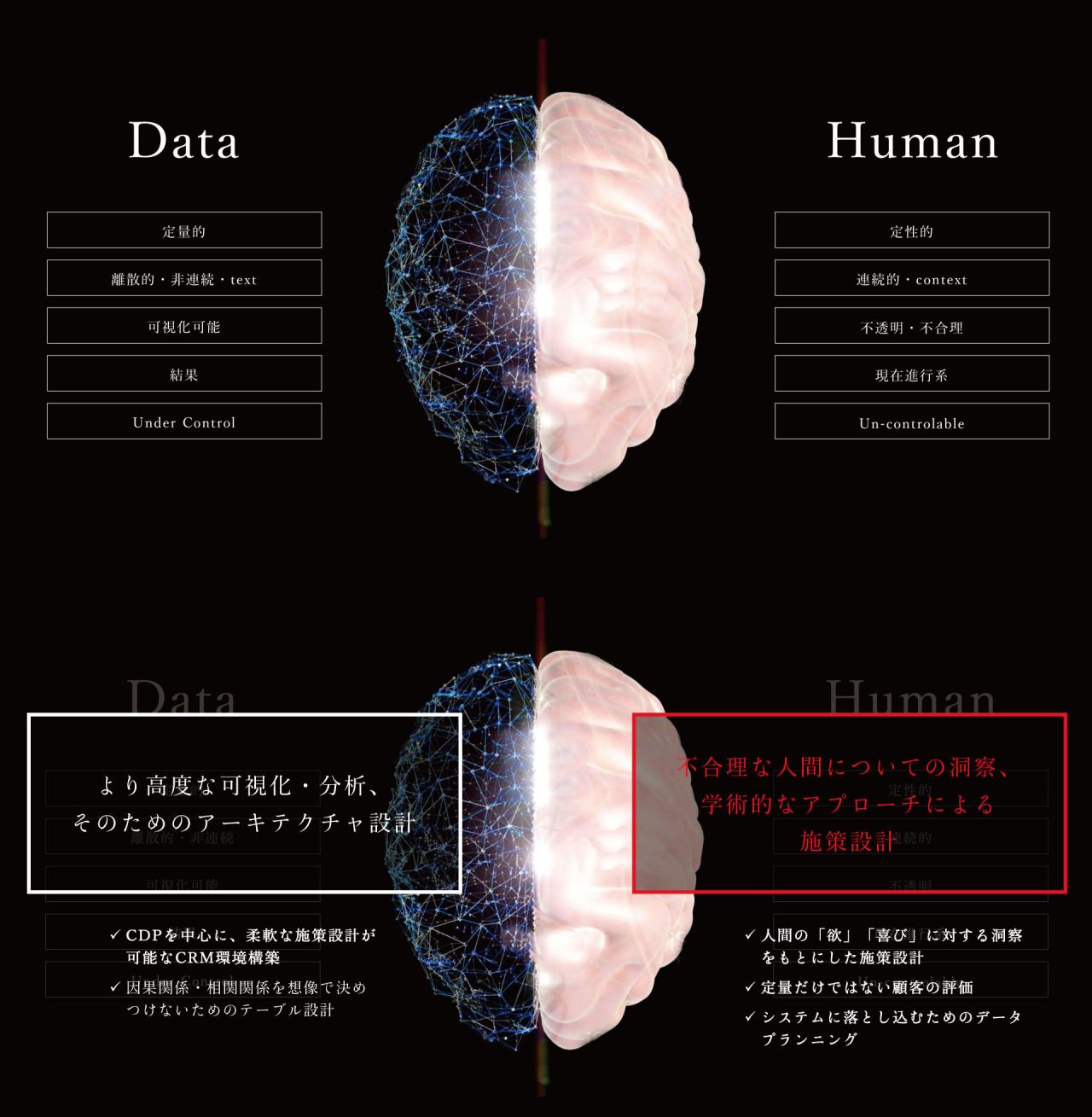 二律双生のマーケティング