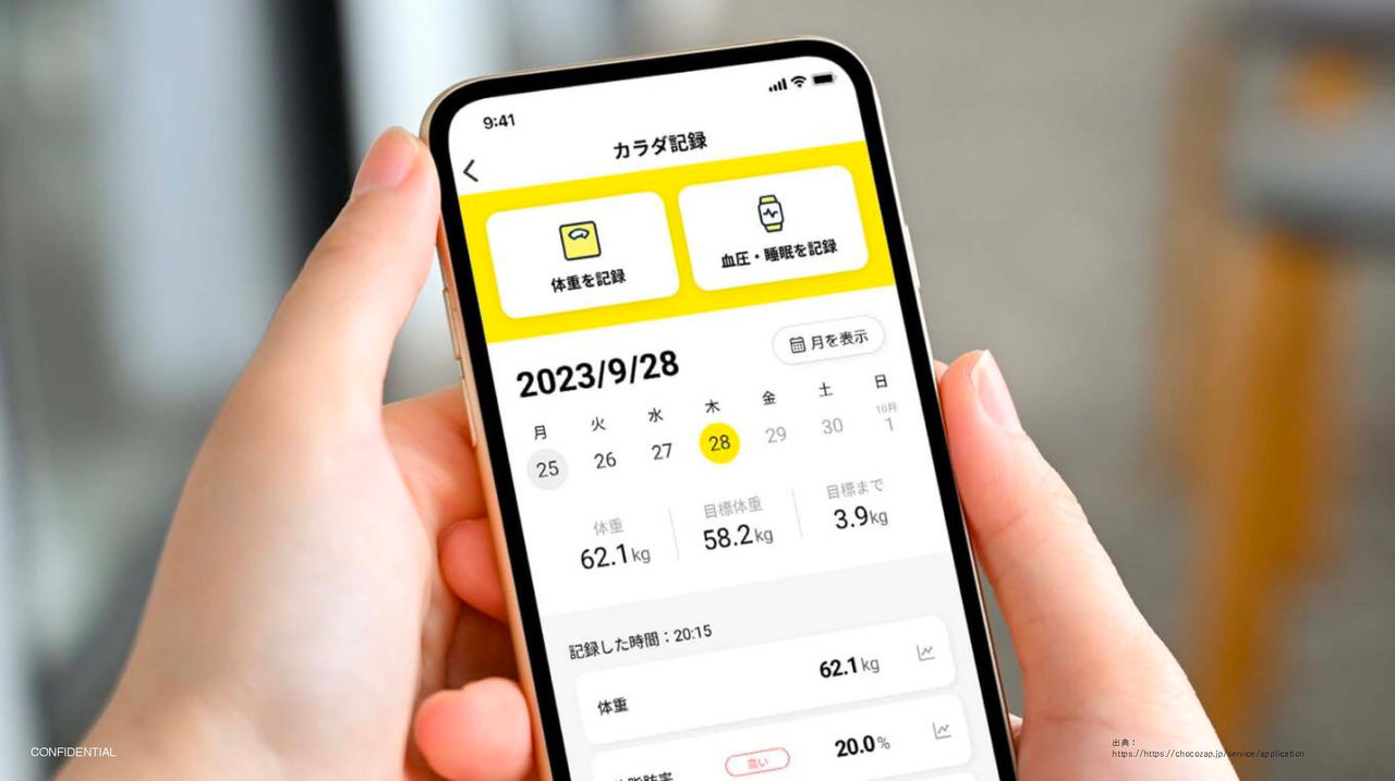 chocoZAPジム＆宅トレアプリ