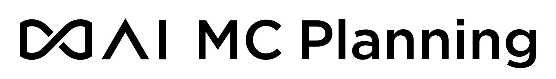 ∞AI MC Planningのロゴ画像です。