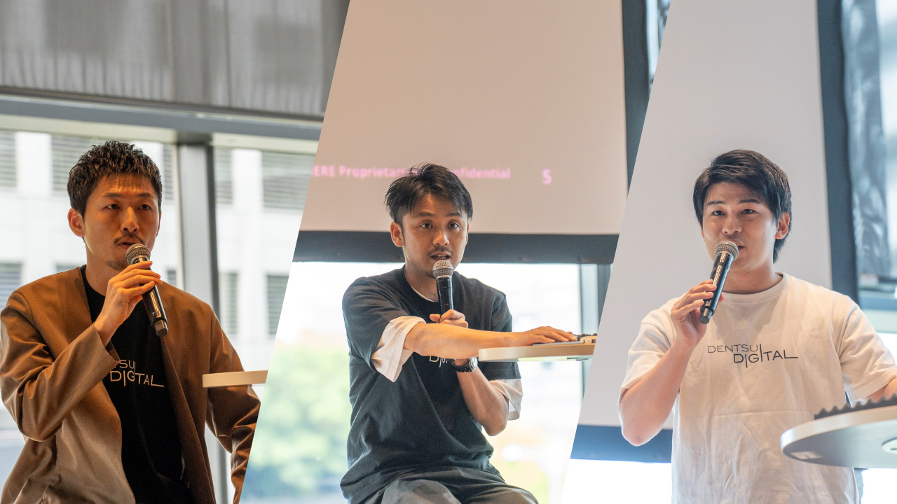 左から、稲垣 昌輝、四本松 太郎、地元 昇太 